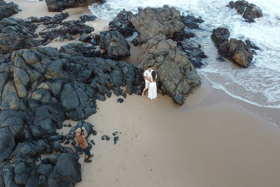 União à beira-mar.
