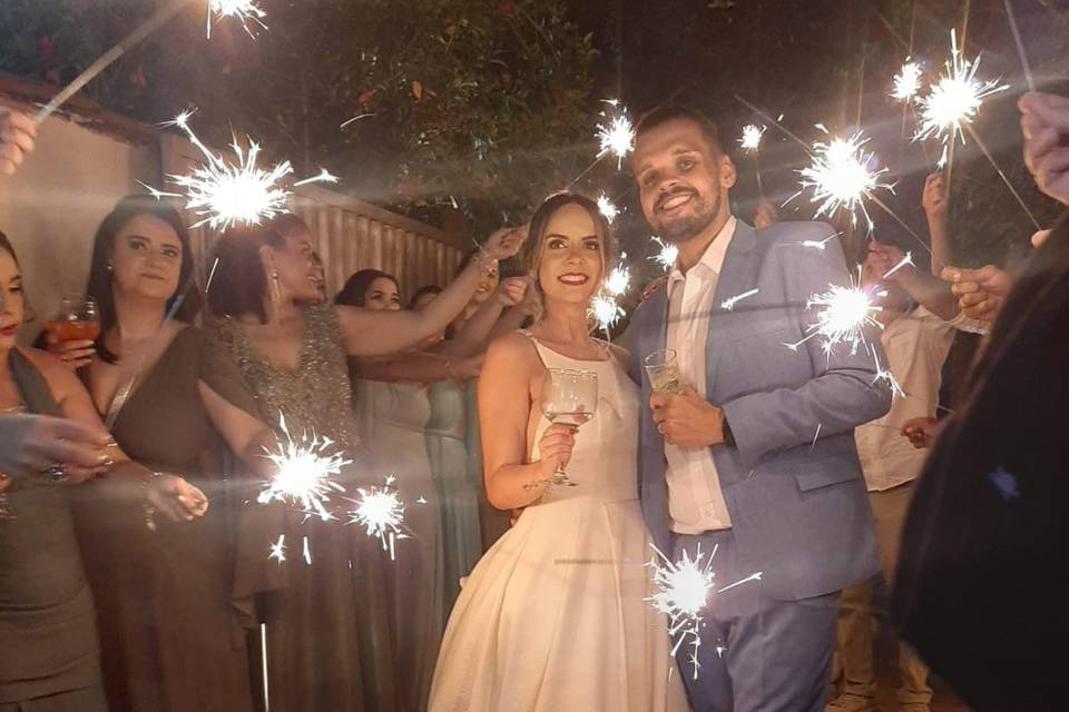 Foto dos noivos