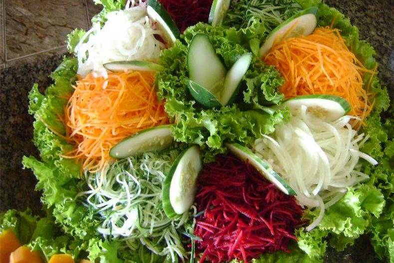 Saladas coloridas