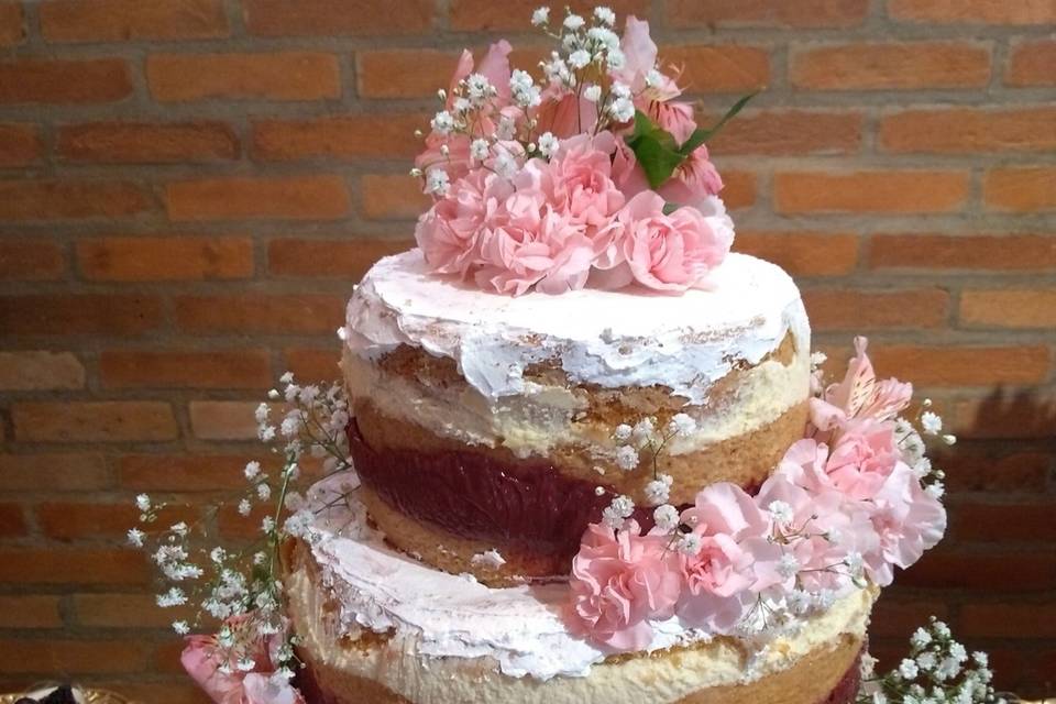 Naked Cake Floral