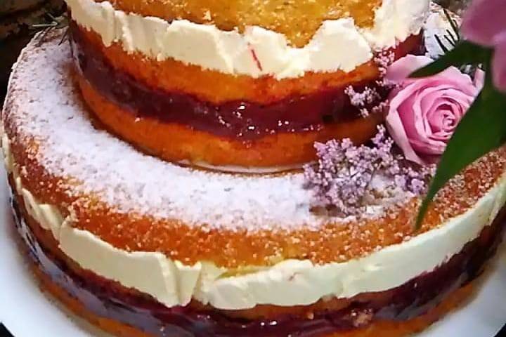 Naked Cake Floral