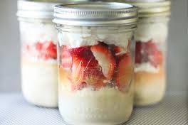 Cake in jar