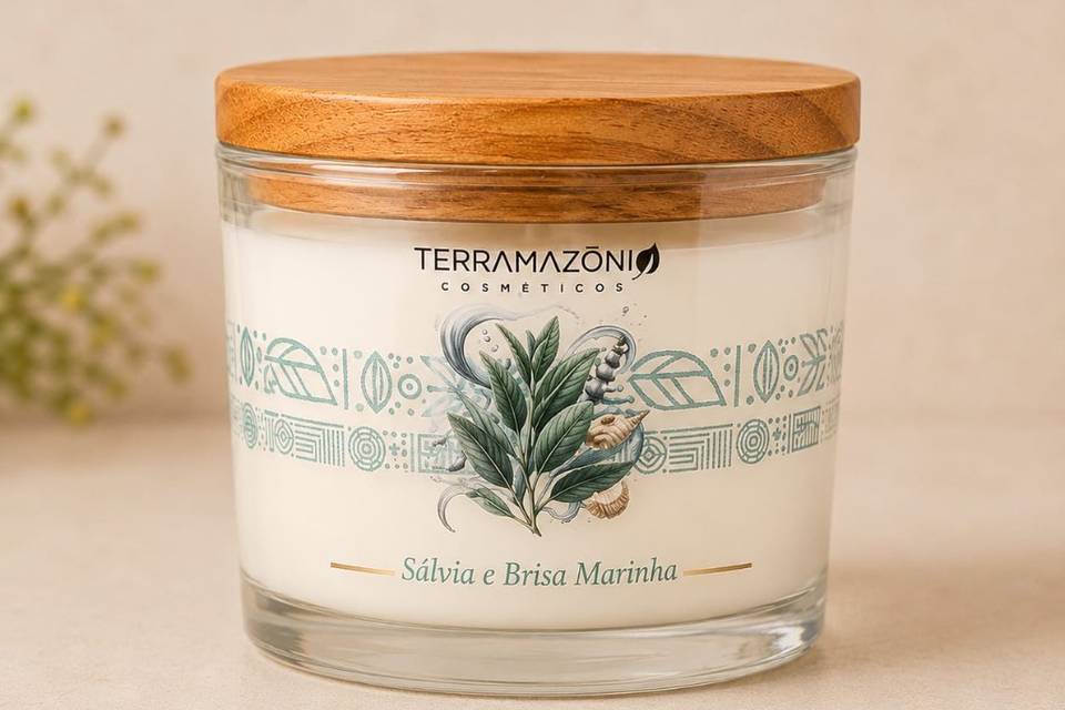 Vela Aromática e Massageadora