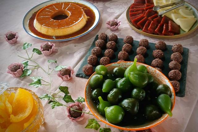 Mesa de doces mineiros