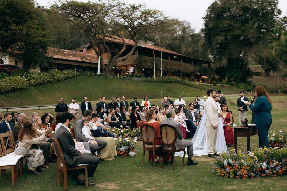 Mini wedding, vista para a sed