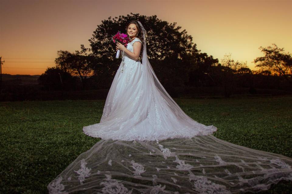 Vestido de Noiva tradicional