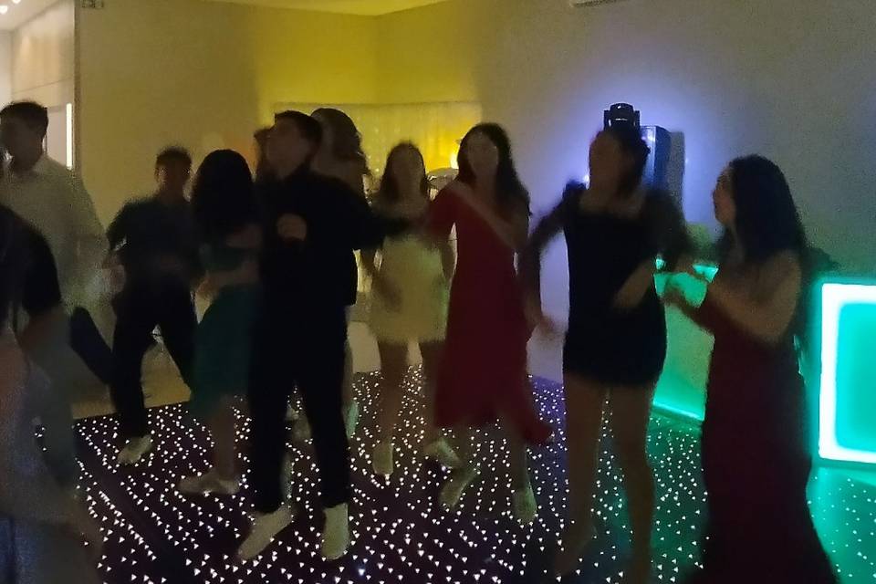 Dj som iluminação