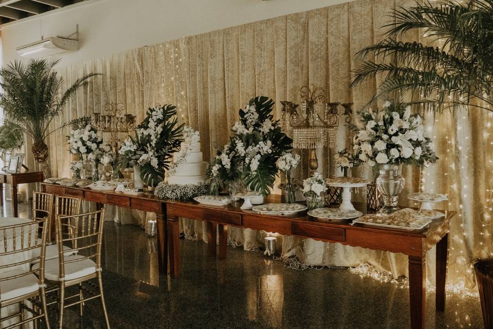 Buffet e decoração