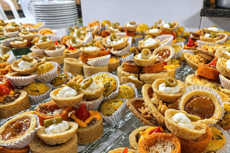 Quiches e torteletes