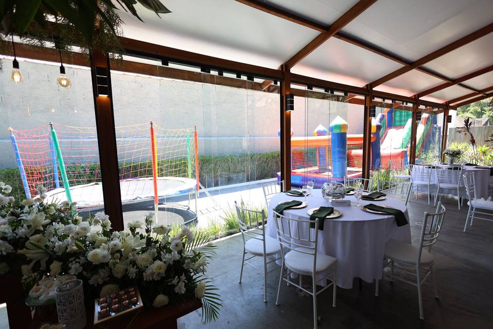 Espaço para brinquedos