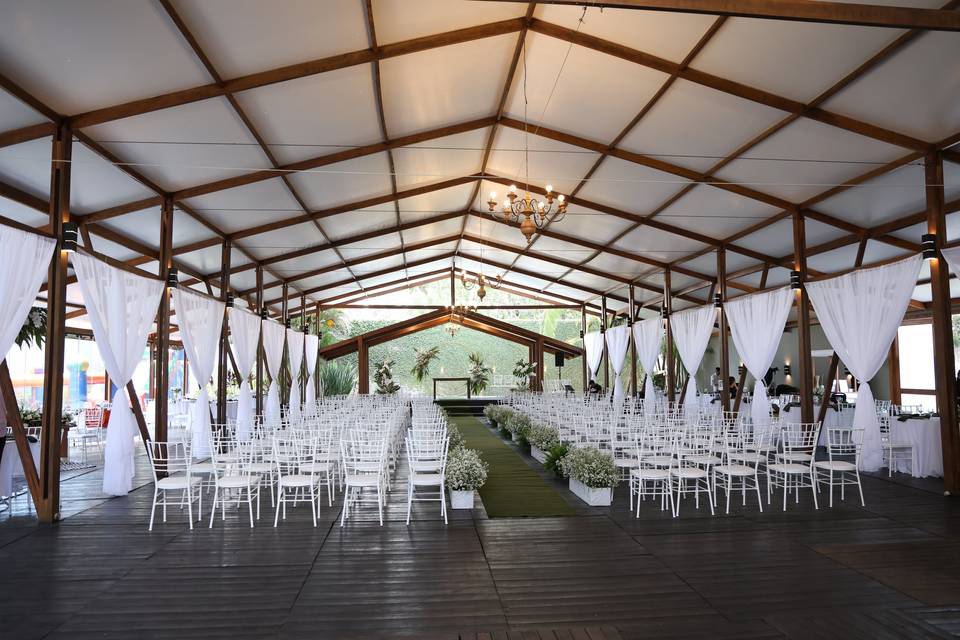 Área de cerimônia Coberta