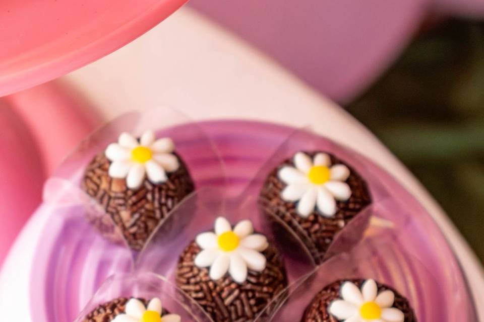 Brigadeiro com aplique