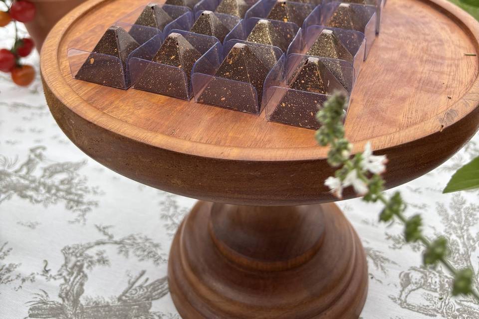 Pirâmide de gianduia