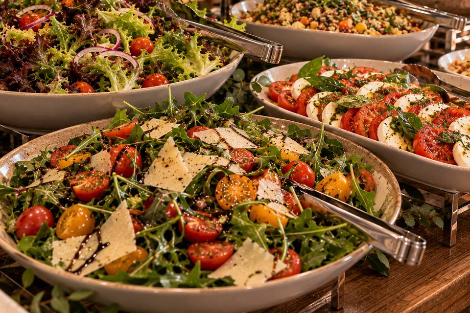 Salada em arte