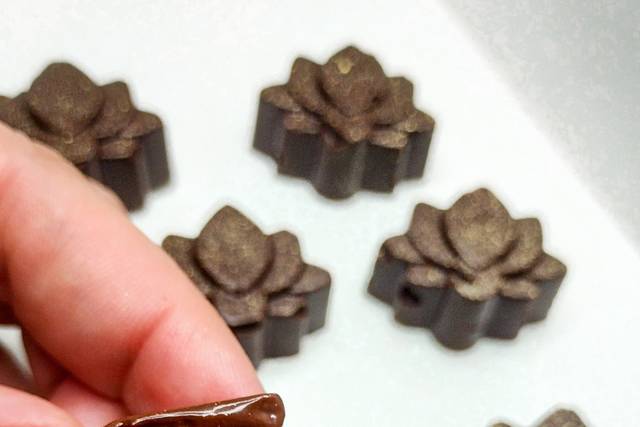 Caramelo com flor de sal