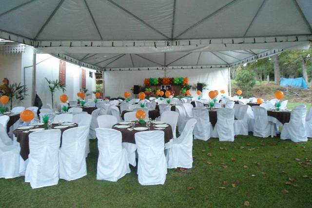 Tenda lona branca