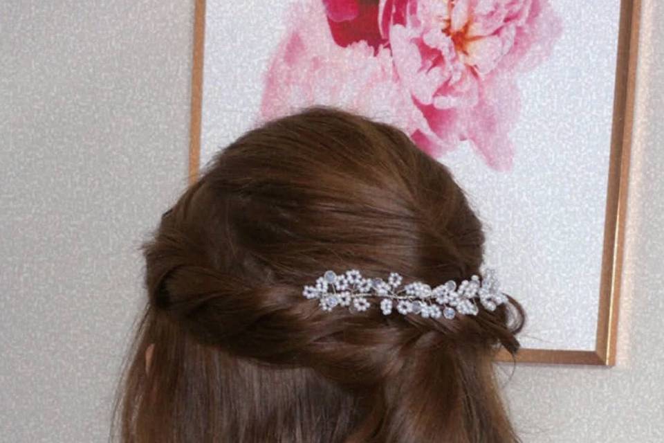 Inspiração Penteado Semi Preso