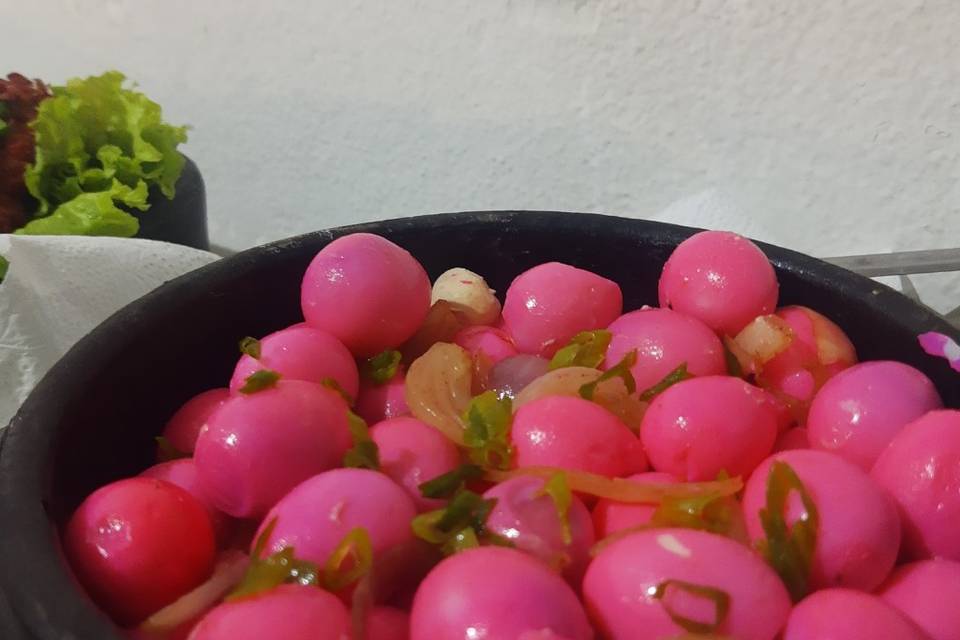 Ovinhos de Codorna Rosa