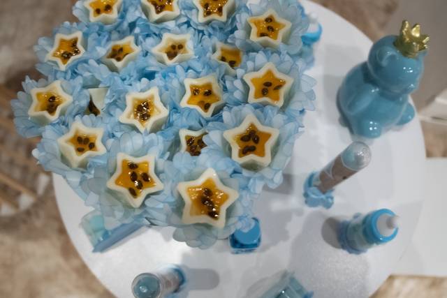 Estrelinha mousse de maracujá