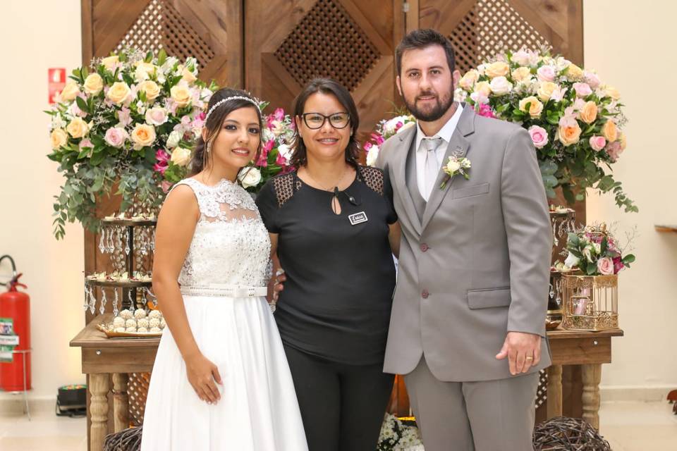 Noivos Fernanda e Caio