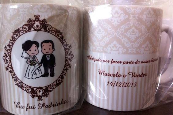 Caneca Porcelana
