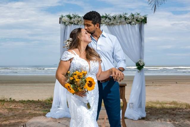 Cerimônia na praia