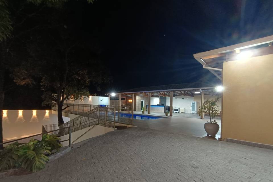 Piscina à área externa