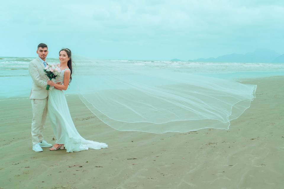 Cerimônia na praia