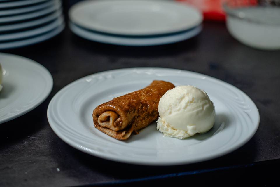 Panqueca de doce de leite