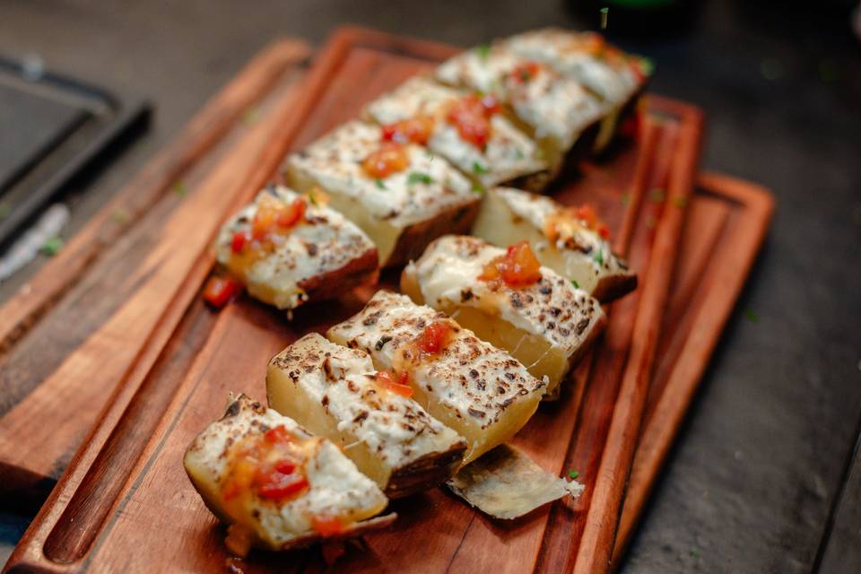 Batata doce recheada