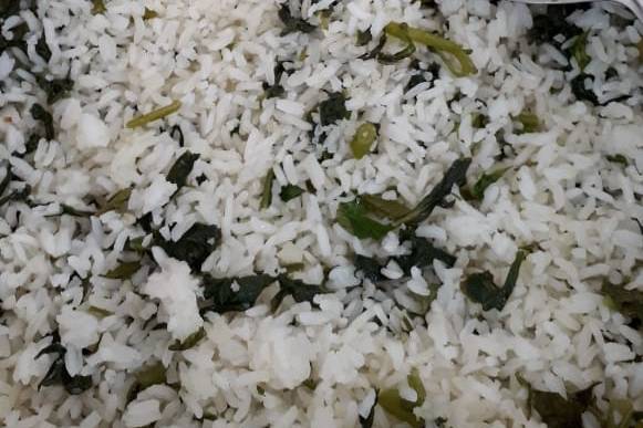 Arroz Verde, variação do princ