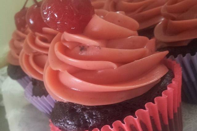 Cupcakes de cereja