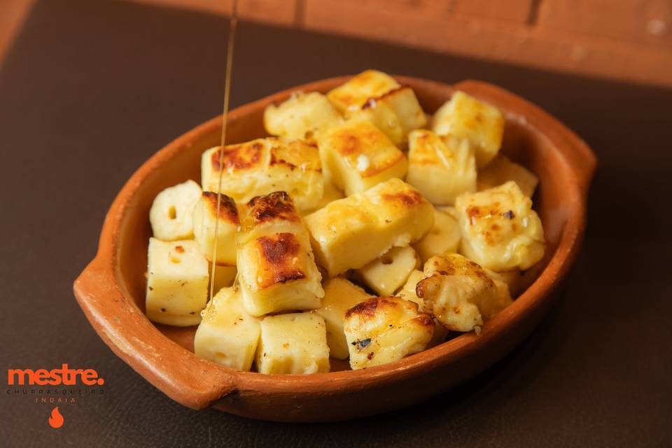 Queijo coalho com mel