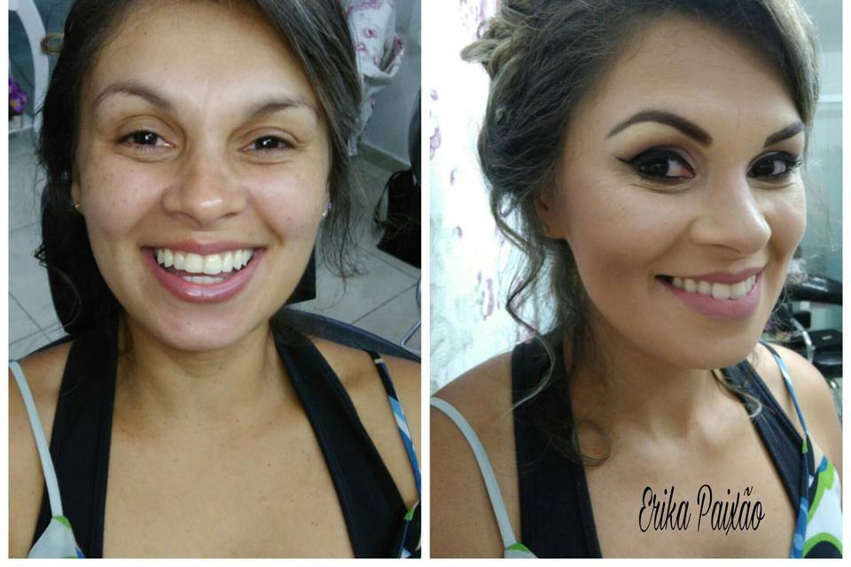 Make up Antes e Depois