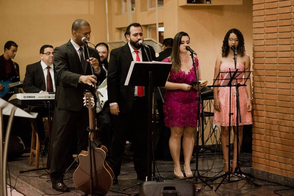 Banda celebração religiosa