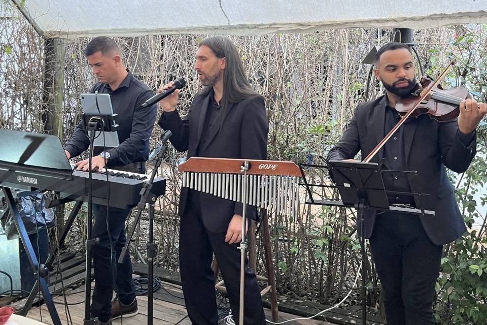 Voz, piano e violino