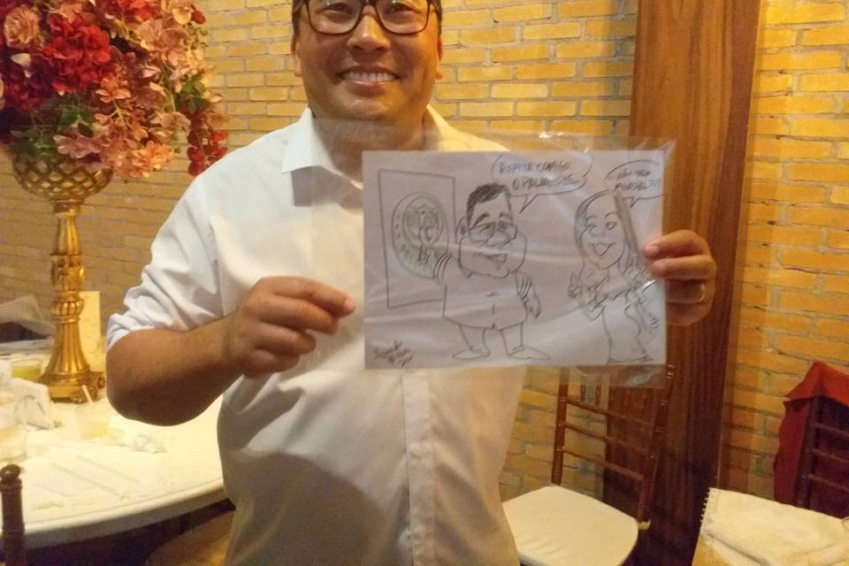 Caricaturista Humberto Pessoa