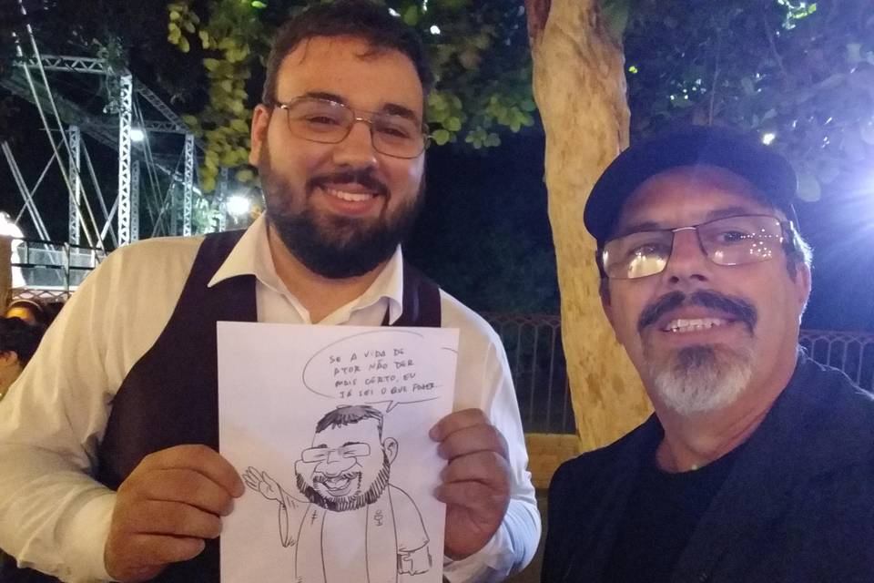 Caricaturista Humberto Pessoa