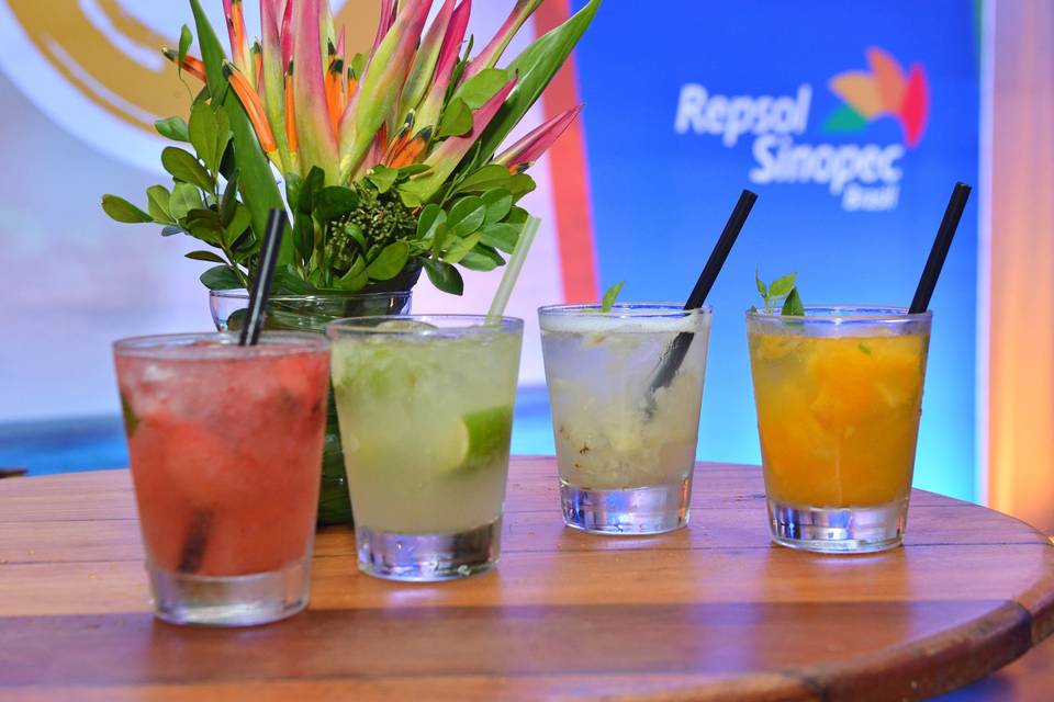 Caipirinhas.