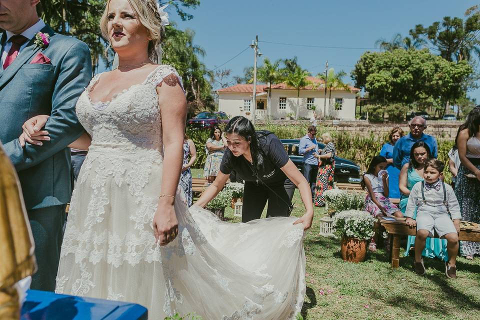 Bastidores de um casamento!