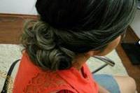 Penteado lateral coque