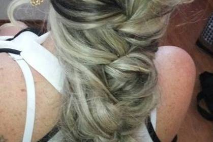 Penteado trança grega