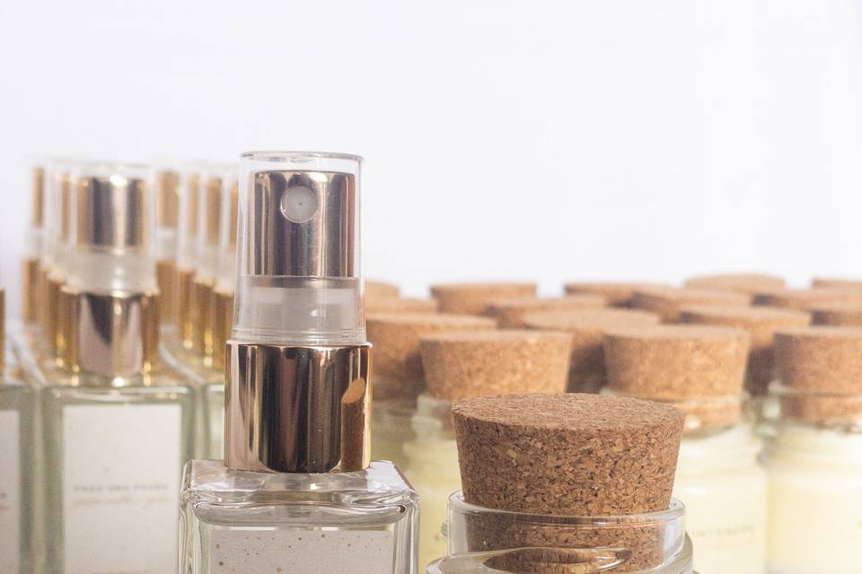 Mini spray e vela aromática