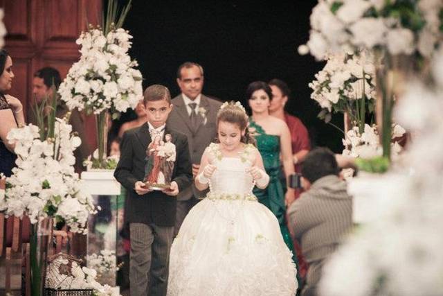 Arranjos florais da Igreja