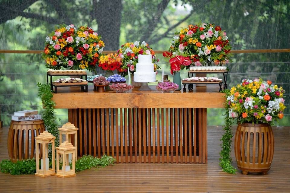 Mesa do bolo