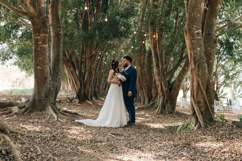 Casamento ao ar livre