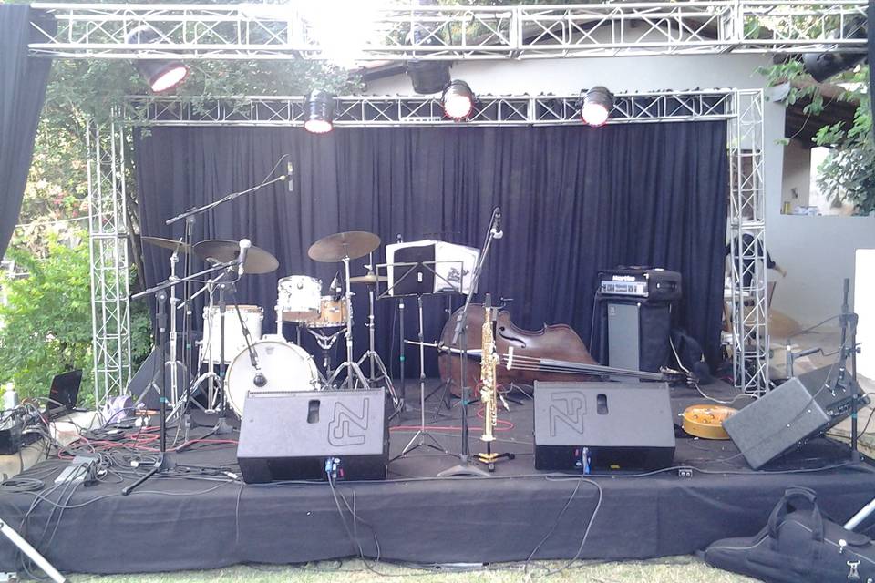 Palco simples