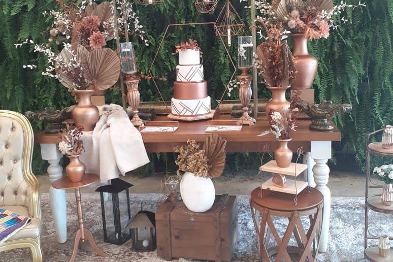 Mesa do bolo