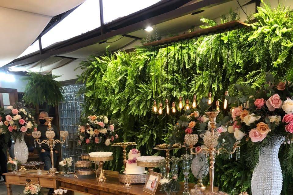 Mesa decorada