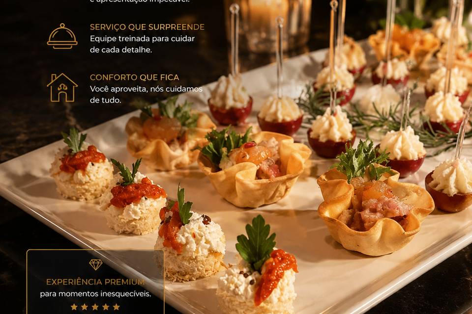 Coqueteis e mini sabores